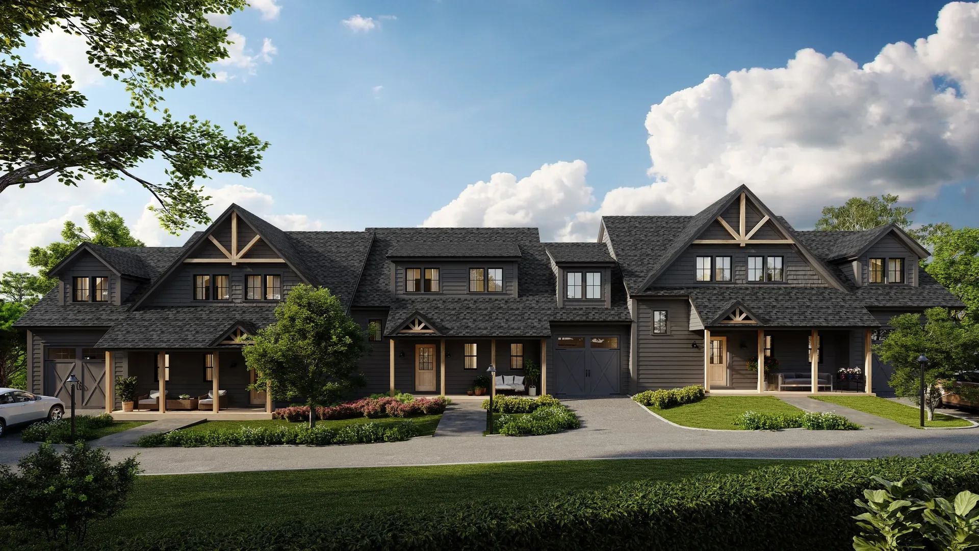 The Landing at Stowe townhouse development