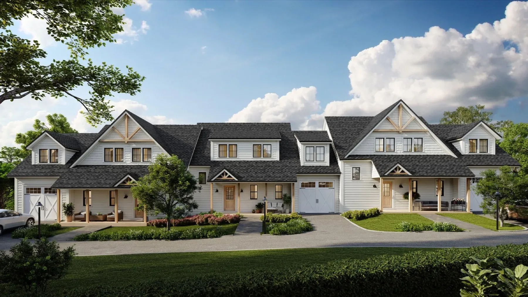 Architectural rendering for The Landing at Stowe, view 2
