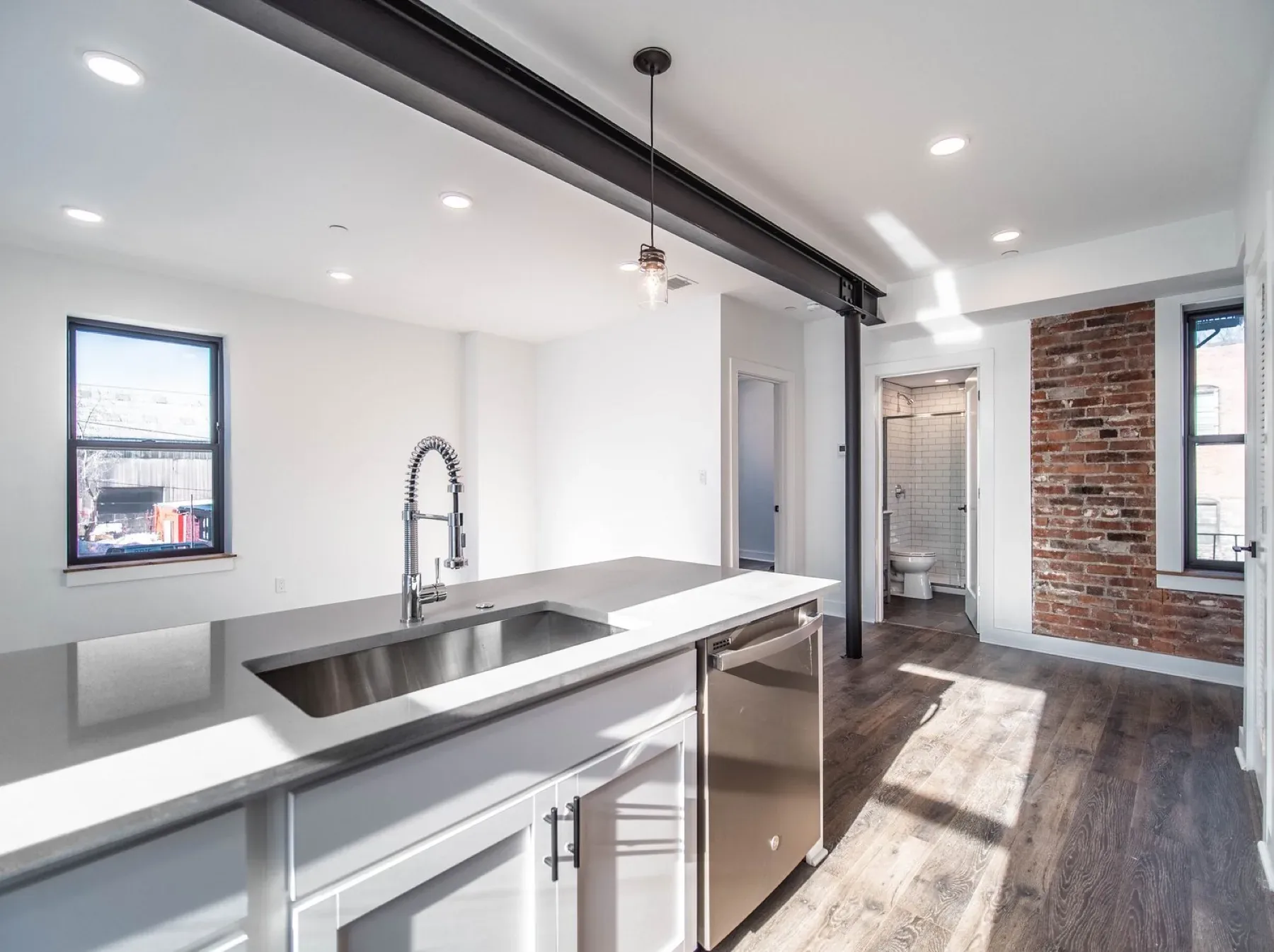 Finished residence at Printing Press Lofts, view 10